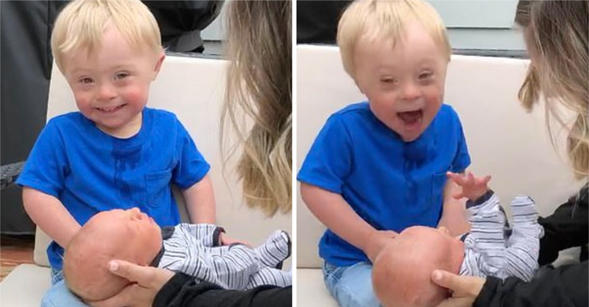 Hermosa Reacción De Niño Con Síndrome De Down Al Conocer A Su Nuevo