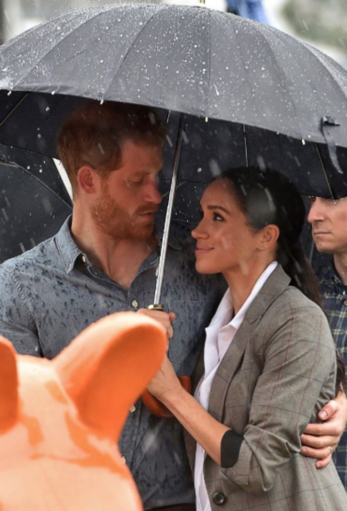Meghan Y Harry En El Incidente Del Paraguas Supera Hasta La Película